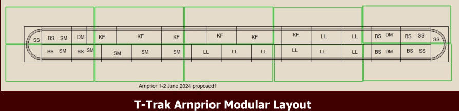 T-Trak Arnprior Modular Layout